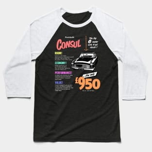 FORD CONSUL - advert Baseball T-Shirt